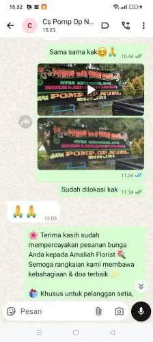 Testimonial Papan Bunga ramea