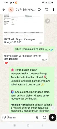 Testimonial Papan Bunga ramea