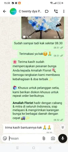 Testimonial Standing Flower ramea